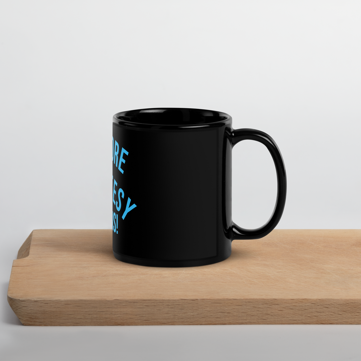 VVV. No More Black Glossy Mug