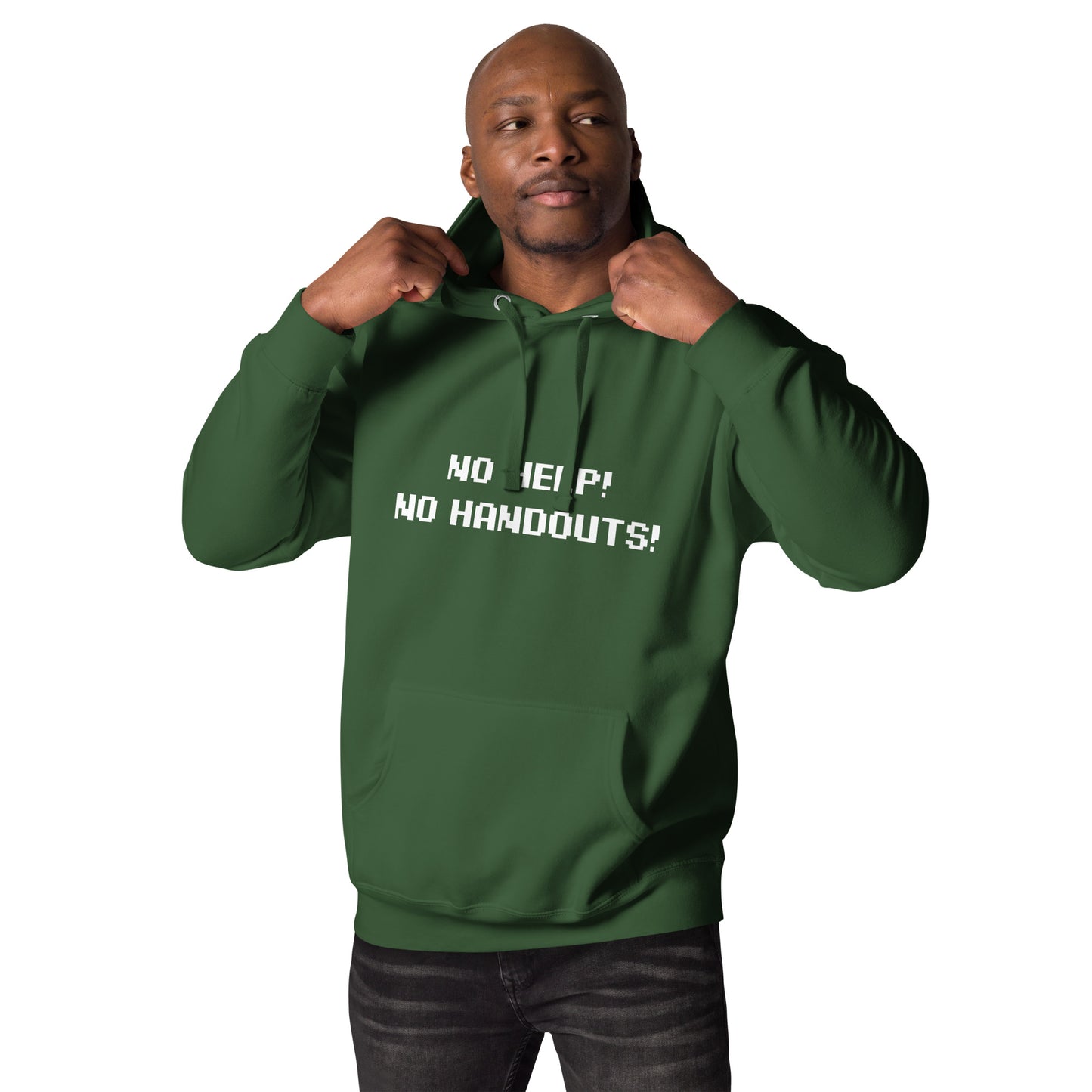 N. No Help! Unisex Hoodie