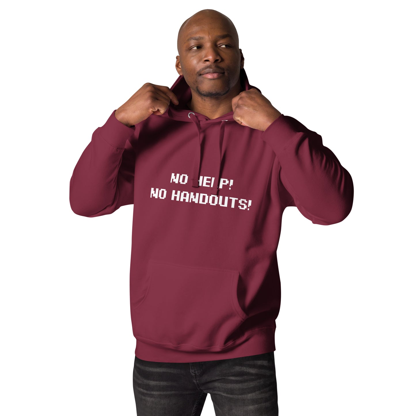N. No Help! Unisex Hoodie