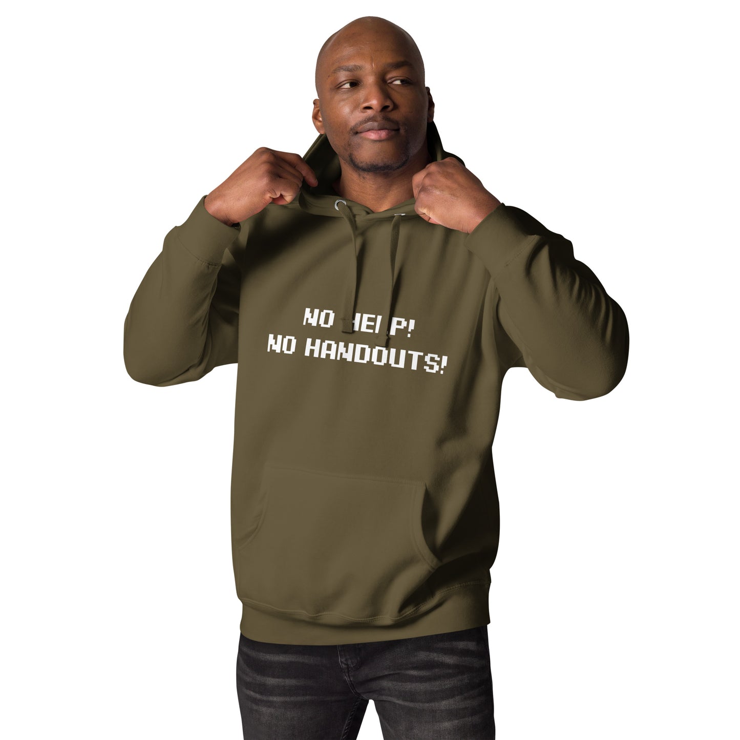 N. No Help! Unisex Hoodie