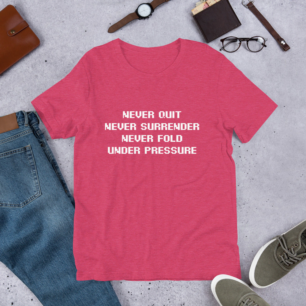 AAA Never Fold! Unisex t-shirt