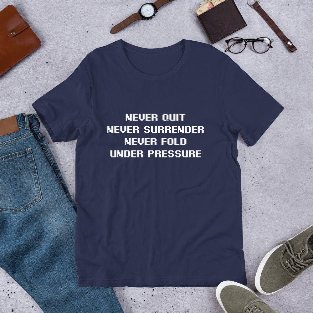 AAA Never Fold! Unisex t-shirt